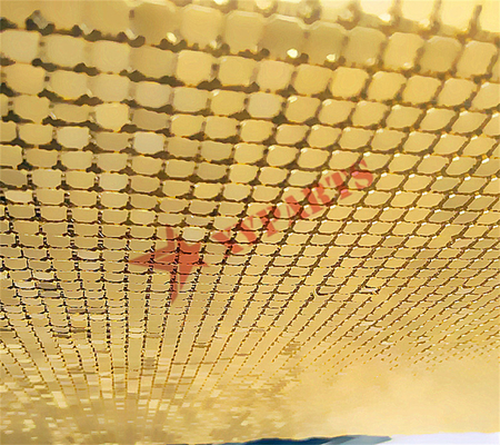 45x150cm پارچه فلکس آلومینیومی رنگ طلایی برای دکوراسیون