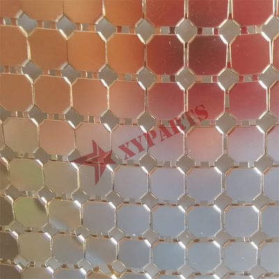 45x150cm پارچه فلکس آلومینیومی رنگ طلایی برای دکوراسیون
