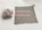 SUS316 Rings Weave Type Chainmail Cast Steam Scrubber Food Grade درجه