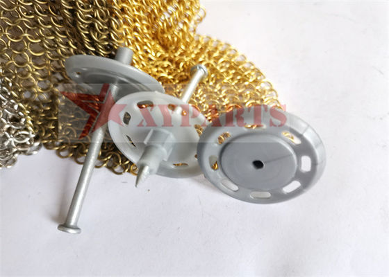 شوتینگ Nail Pre Mounted Plastic Insulation Washer 35mm