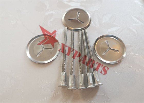 پین های جوش دو فلزی M3x70mm با واشرهای خود قفل کننده برای تخته عایق دریایی