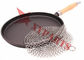 6&quot;x6&quot; Round Kitchen Chain Mail Scrubber For Pans Skillets Cleaning