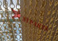 پرده زنجیر آلومینیومی دو قلاب رنگارنگ با ابعاد سفارشی
