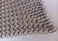 پرده توری حلقه ای 0.8x7 میلی متری فولاد ضد زنگ نوع جوش داده شده برای صفحه های ایمنی