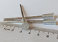 پین های عایق فلزی دو پایه جوش آلومینیومی 3x65 میلی متر برای تثبیت ورق عایق